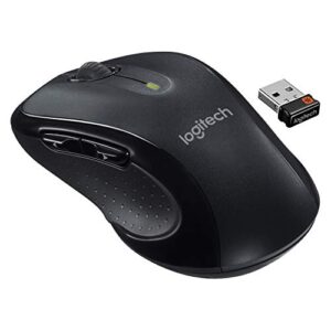 Logitech M510 Mouse, Wireless Black, 910-001825 (Black)