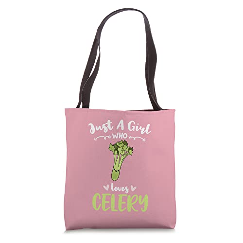 Just A Girl Who Loves Celery Tote Bag