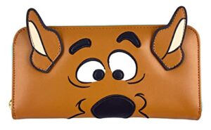 loungefly scooby doo cosplay faux leather zip around wallet
