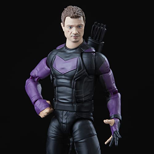 Marvel Legends Series MCU Disney Plus Marvel’s Hawkeye Action Figure 6-inch Collectible Toy, 4 Accessories and 1 Build-A-Figure Part