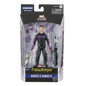 Marvel Legends Series MCU Disney Plus Marvel’s Hawkeye Action Figure 6-inch Collectible Toy, 4 Accessories and 1 Build-A-Figure Part