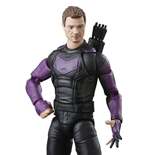 Marvel Legends Series MCU Disney Plus Marvel’s Hawkeye Action Figure 6-inch Collectible Toy, 4 Accessories and 1 Build-A-Figure Part