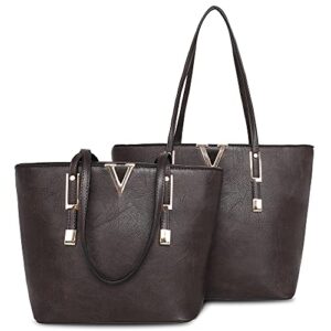 montana west tote handbags for women vegan leather shoulder bag large and medium 2pcs purses set b2b-mwc2-034cf