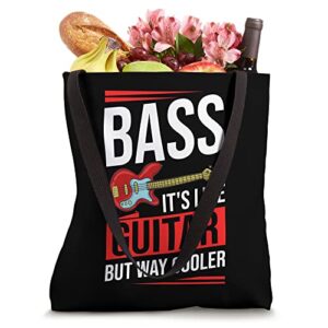 Bass Guitar Bassist Guitarist Acoustic Electric Lessons Tote Bag