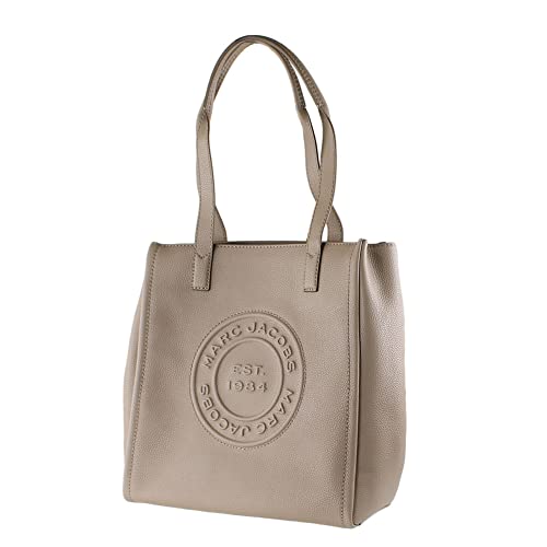 Marc Jacobs H051L01FA21-053 Greige Gray/Beige Signature Logo Womens Tote Bag