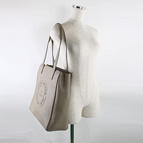 Marc Jacobs H051L01FA21-053 Greige Gray/Beige Signature Logo Womens Tote Bag