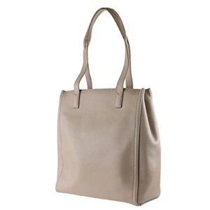 Marc Jacobs H051L01FA21-053 Greige Gray/Beige Signature Logo Womens Tote Bag