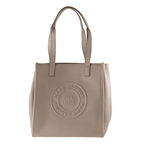 Marc Jacobs H051L01FA21-053 Greige Gray/Beige Signature Logo Womens Tote Bag