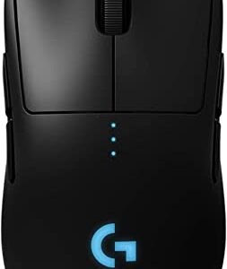 Logitech G Pro Wireless Gaming Mouse with Esports Grade Performance, Ergonomic Ambidextrous, 4-8 Programmable Buttons, and HERO 25K Sensor (Renewed)