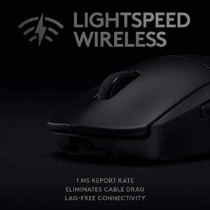 Logitech G Pro Wireless Gaming Mouse with Esports Grade Performance, Ergonomic Ambidextrous, 4-8 Programmable Buttons, and HERO 25K Sensor (Renewed)
