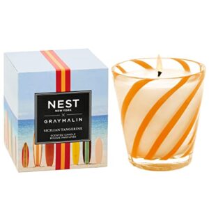 nest fragrances x gray malin sicilian tangerine classic candle, 7 ounces