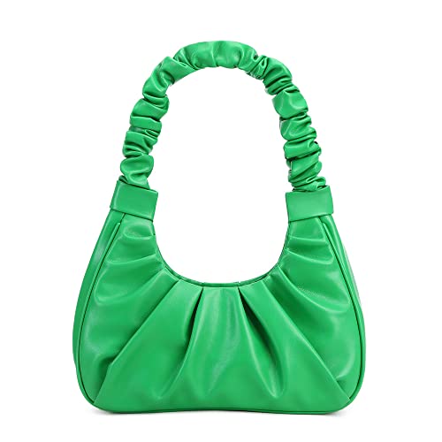 CYHTWSDJ fashionable for Women cute Hobo Tote handbag mini clutch with zipper (Green)