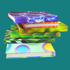 InstyleCraft Book Cover | Book Covers for Textbooks | Jumbo Books Covers for School | Stretchable Book Covers for Hardcover Books N3 | Made of Stretchy Fabric | Ideal for School Textbooks