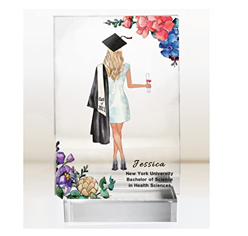 Custom Graduation Gift for Her ， Personalized Graduation Keepsake Print，Personalized Gift， High School ，College ， Medical School ，Grad Gift (6 * 8 inch)