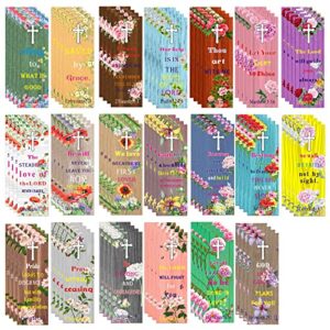 80 packs bible verse bookmarks with full scripture christian bookmarks for women,men,book lovers,kids,religious gift for reading reward,church supplies