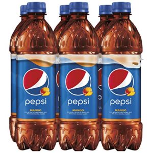 Pepsi Regular 16.9oz 6Pk, Mango, 101.4 Fl Oz