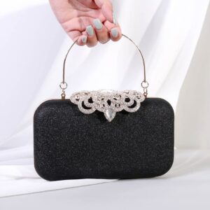 Nova&Aria Women Evening Bag Envelope Clutch Purse Shiny Sequins Bridal Handbag Wedding Party Prom 02