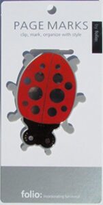ladybug page marks (clip-over-the-page)