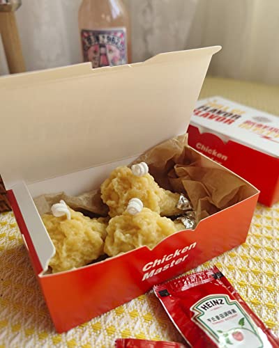 Fried Chicken Shaped Funny Soy Wax Scented Candle Gift Candle Set for Your Lovers