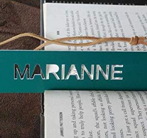Personalized or Monogrammed Bookmark - Custom Made with Your Name, Message, or Initials - Comfort House P3109