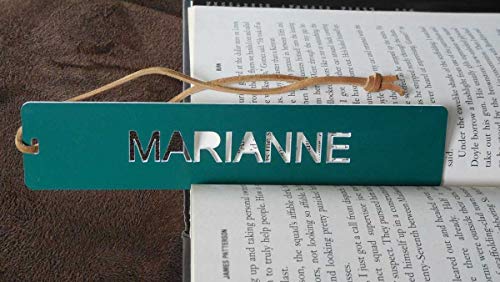 Personalized or Monogrammed Bookmark - Custom Made with Your Name, Message, or Initials - Comfort House P3109