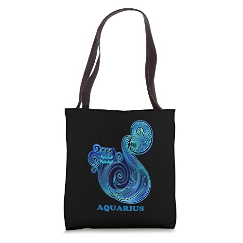 Aquarius Gifts Funny Zodiac Sign Birthday Tote Bag