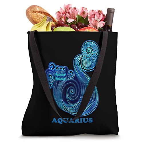 Aquarius Gifts Funny Zodiac Sign Birthday Tote Bag