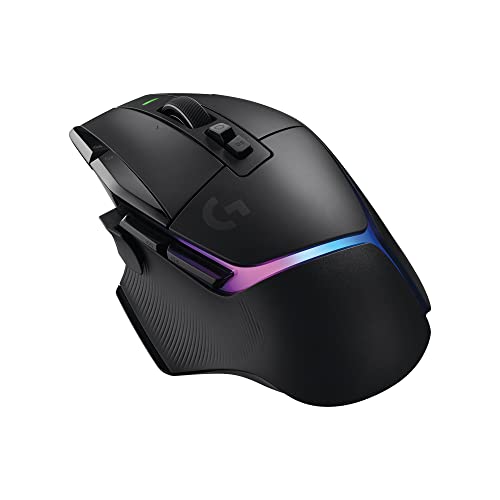 Logitech G502 X PLUS LIGHTSPEED Wireless Optical mouse with LIGHTFORCE hybrid switches, LIGHTSYNC RGB, HERO 25K gaming sensor, compatible with PC - macOS/Windows - Black