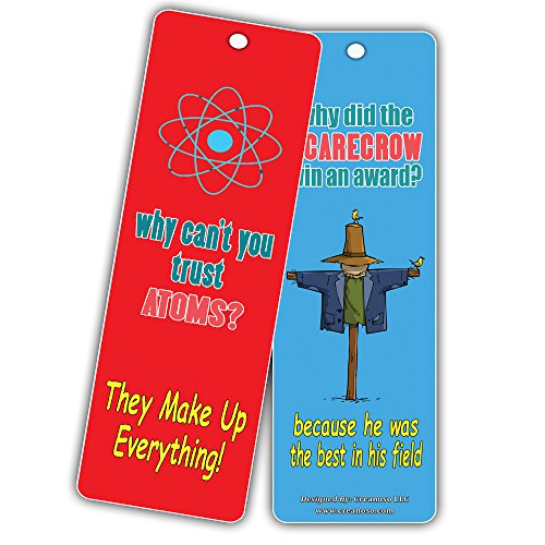 Bookmarks Cards For Kids (60 Pack)- Hilariously Silly Jokes Series 2- Funny and Hilarious Learning Pack - Excellent Party Favors Teacher Classroom Reading Rewards and Incentive Gifts for Young Readers