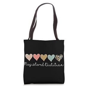 registered dietitian, leopard professional nutritionists tote bag