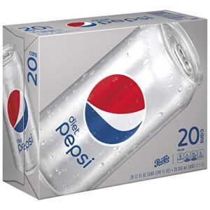 diet pepsi cola soda diet can in fridge pack box 20 ct 240 oz – 0012000171841