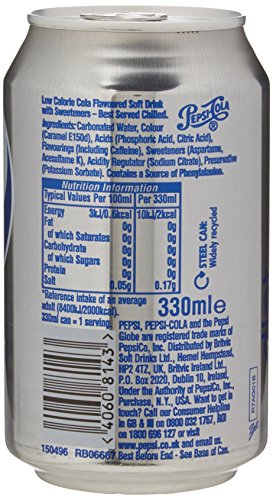 Pepsi Diet 330ML CANS PK24 202428