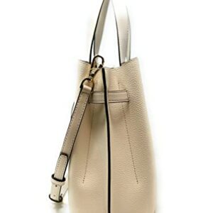 MICHAEL KORS EMILIA LARGE SATCHEL SHOULDER CROSSBODY BAG (CREAM)