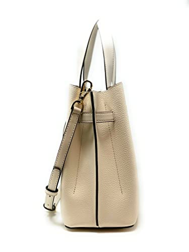 MICHAEL KORS EMILIA LARGE SATCHEL SHOULDER CROSSBODY BAG (CREAM)