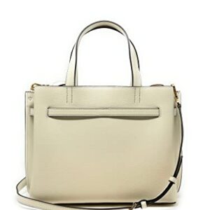 MICHAEL KORS EMILIA LARGE SATCHEL SHOULDER CROSSBODY BAG (CREAM)