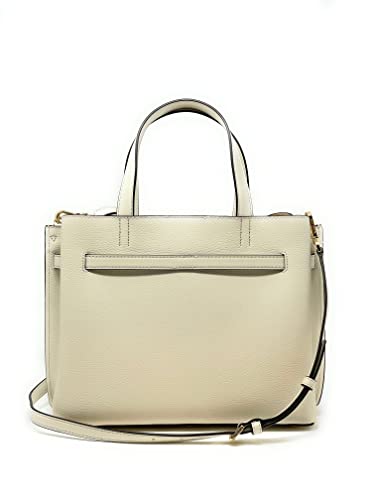 MICHAEL KORS EMILIA LARGE SATCHEL SHOULDER CROSSBODY BAG (CREAM)