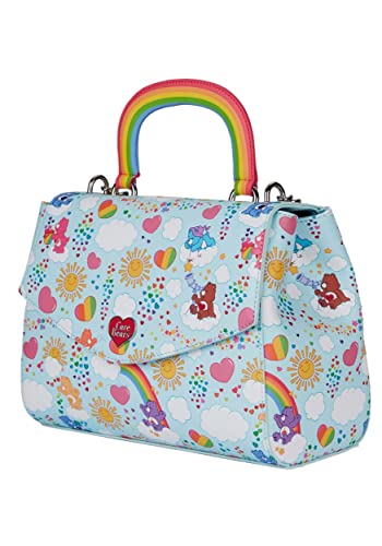 Loungefly Care Bears Aop Rainbow Handle Crossbody Care Bears One Size