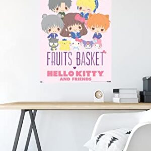 Trends International Fruits Basket x Hello Kitty and Friends - Group Wall Poster