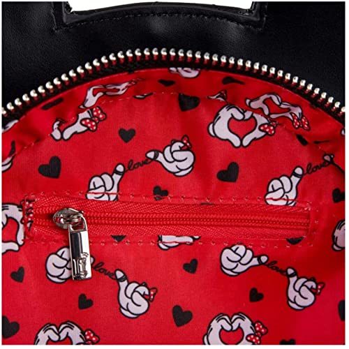 Loungefly Disney Mickey and Minni Valentines Reversible Crossbody Mickey And Minnie Mouse One Size