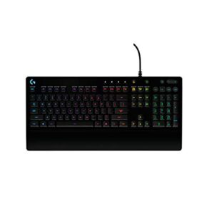 logitech usb 2.0 g213 prodigy gaming keyboard with 16.8 million lighting colors (renewed)