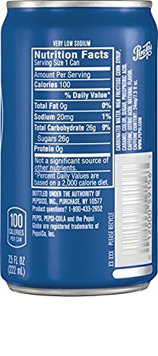 Pepsi and Mtn Dew Mini Can Variety Pack, 7.5 oz Cans, 24 Count(Packaging may vary)