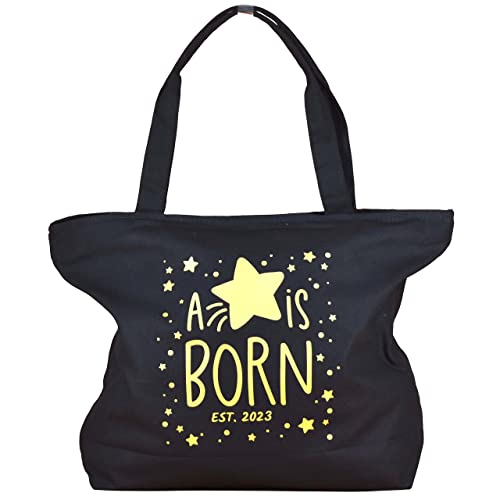 Mom Delivery Bag, Mama Bag for Hospital, Pregnancy Delivery Bag, New Mom Gift Bag, Gifts for New Moms After Birth (black 2023)