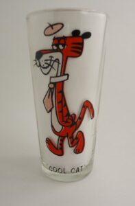 pepsi collector series glass, cool cat 1973