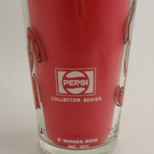 Pepsi Collector Series Glass, Cool Cat 1973