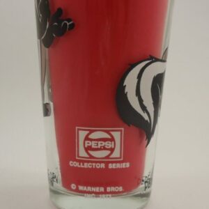 Pepsi Collector Series Glass, Pepe Le Pew 1973