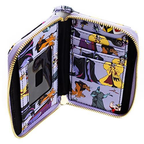 Loungefly Wallet, Disney Villains, Maleficent Ursula Evil Queen Hades Scar