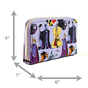 Loungefly Wallet, Disney Villains, Maleficent Ursula Evil Queen Hades Scar