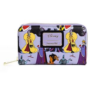 Loungefly Wallet, Disney Villains, Maleficent Ursula Evil Queen Hades Scar