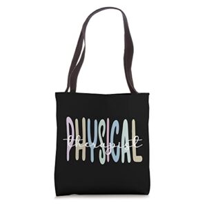 physical therapist appreciation physical therapy tote bag