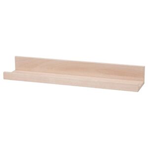 Wood Floating Shelves for Wall, 21.5" Storage Shelf for Kitchen Decor (Birch)